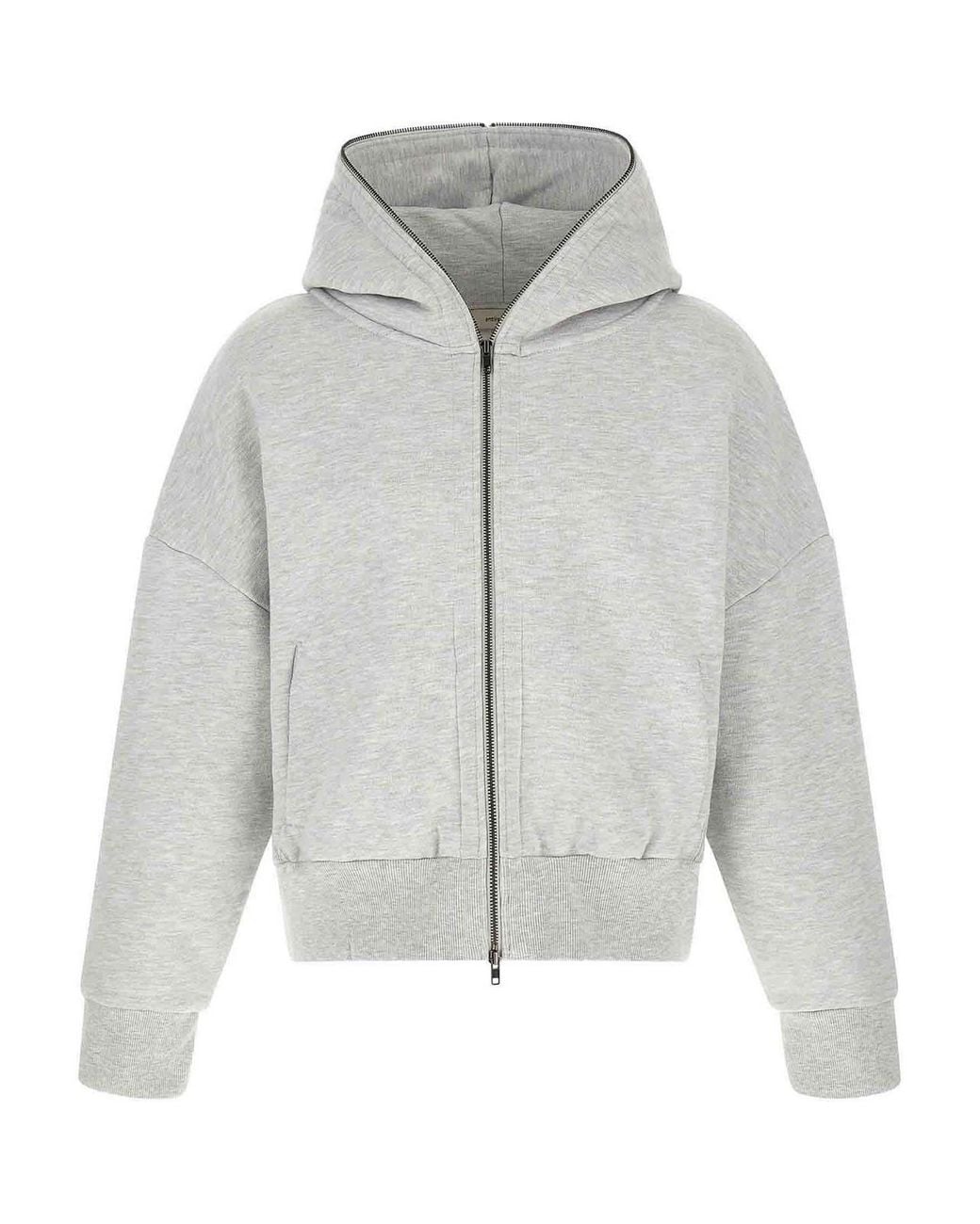 Entire studios Gray Eternal Zip Hoodie for men