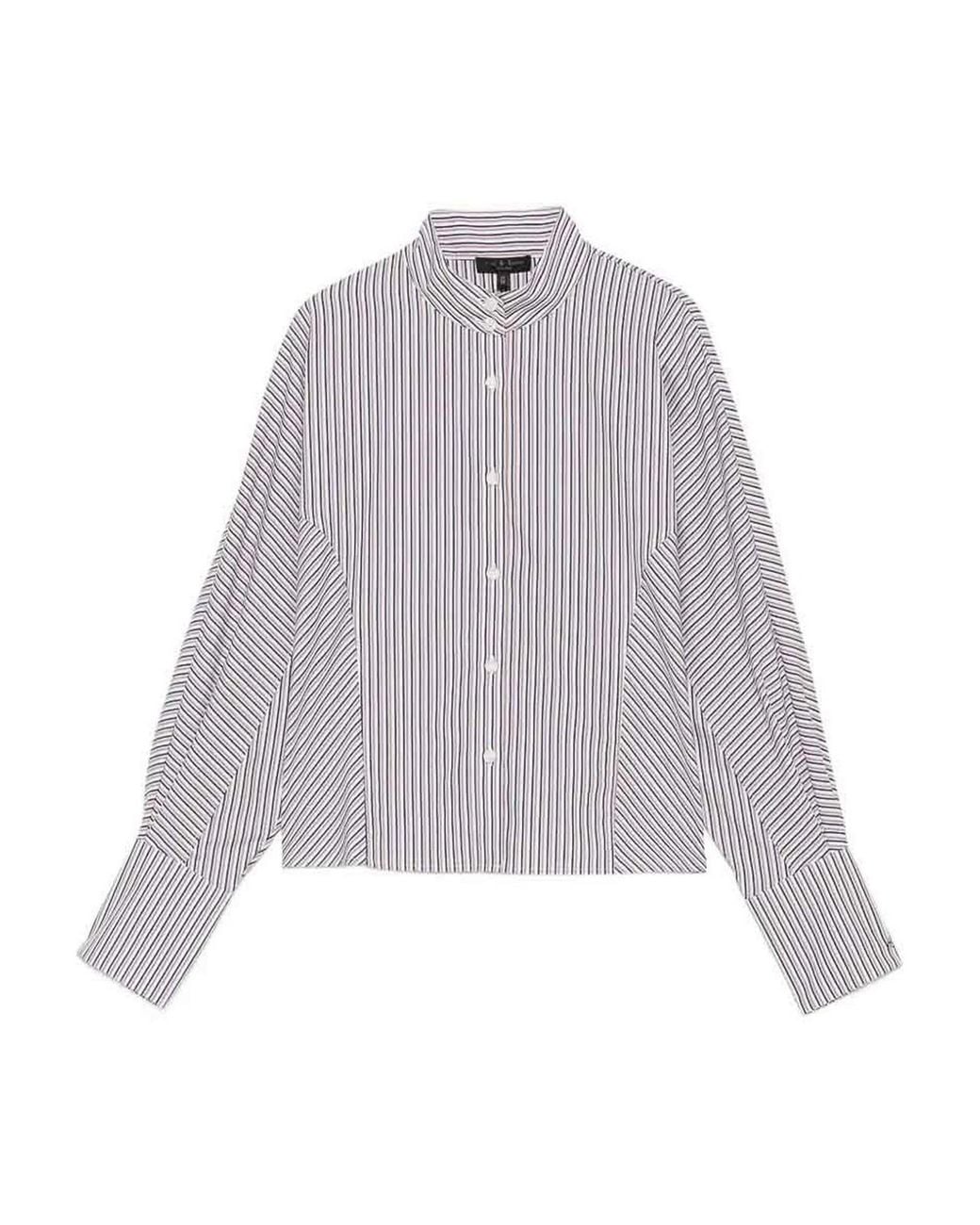 Rag & Bone White Shirt Stripe