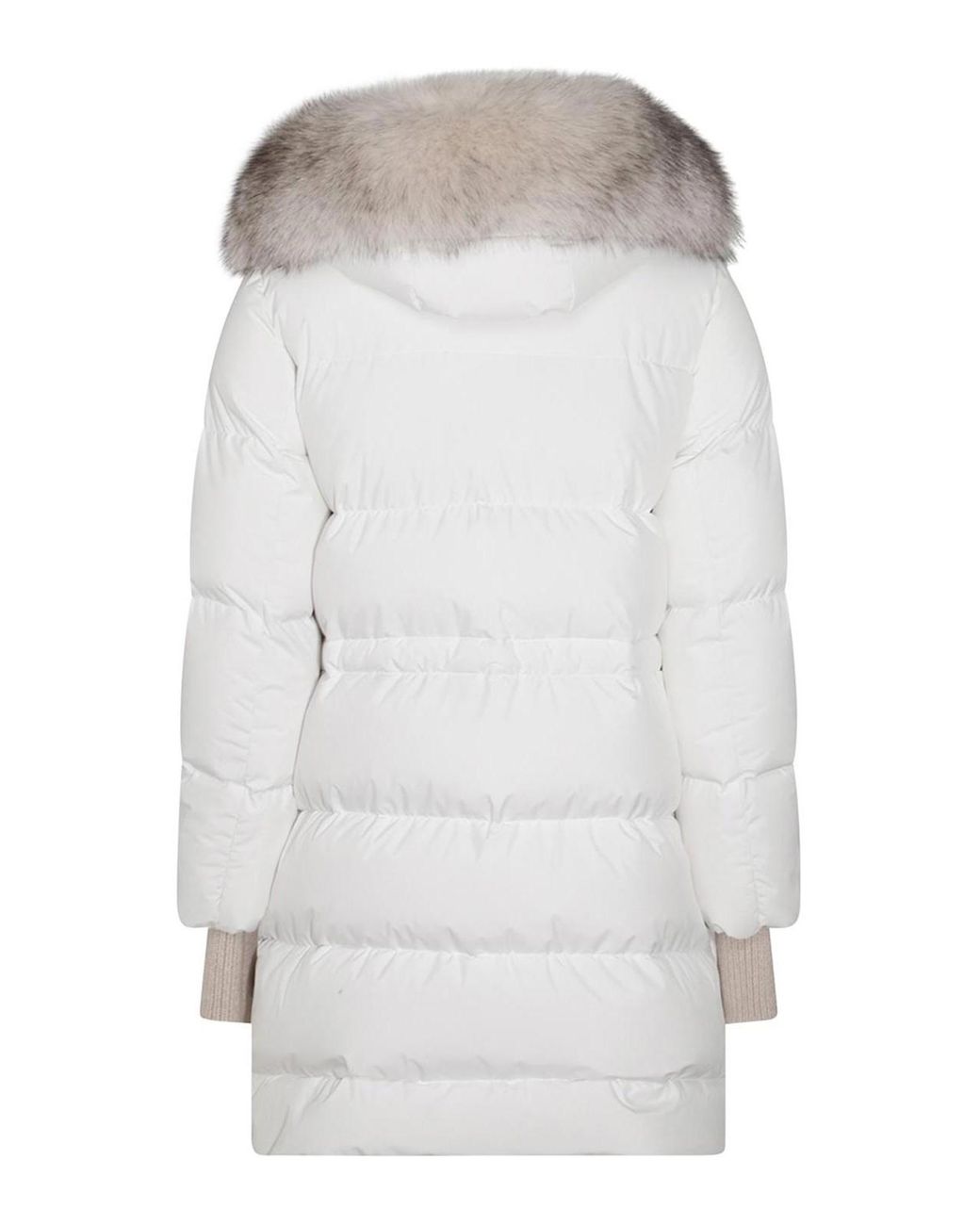 Moorer Gray Wool Down Jacket