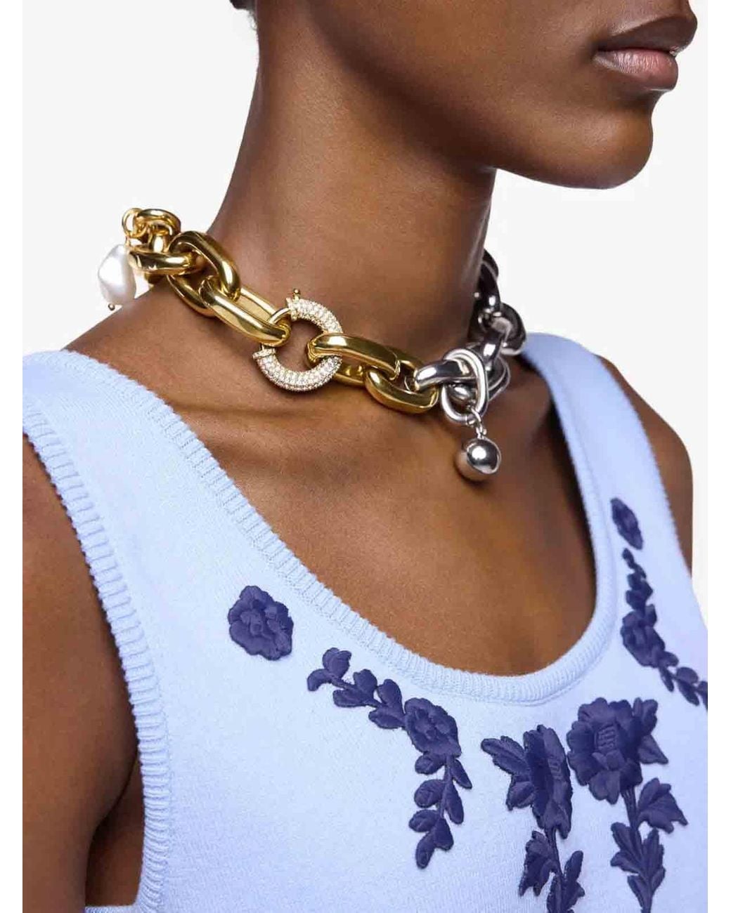 Rabanne Metallic Collana