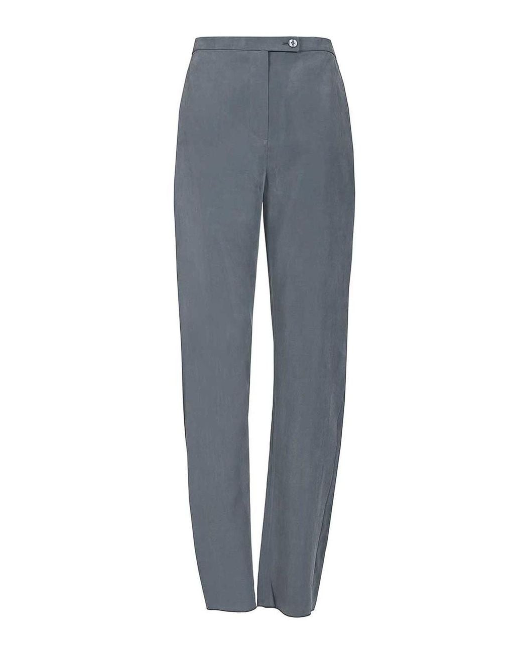 Emporio Armani Blue Trousers With Elasticated Waist