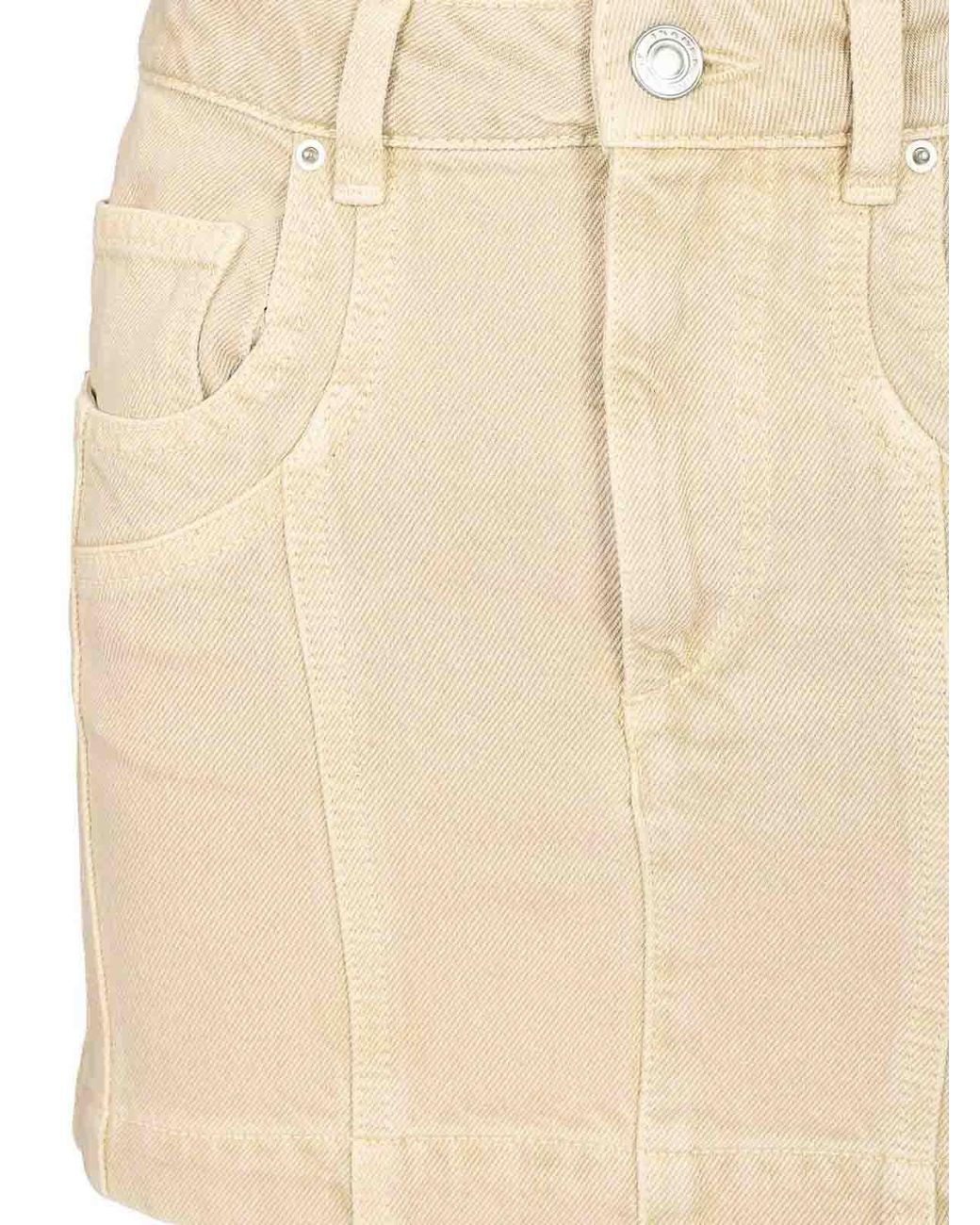 Isabel Marant Natural Short Skirt