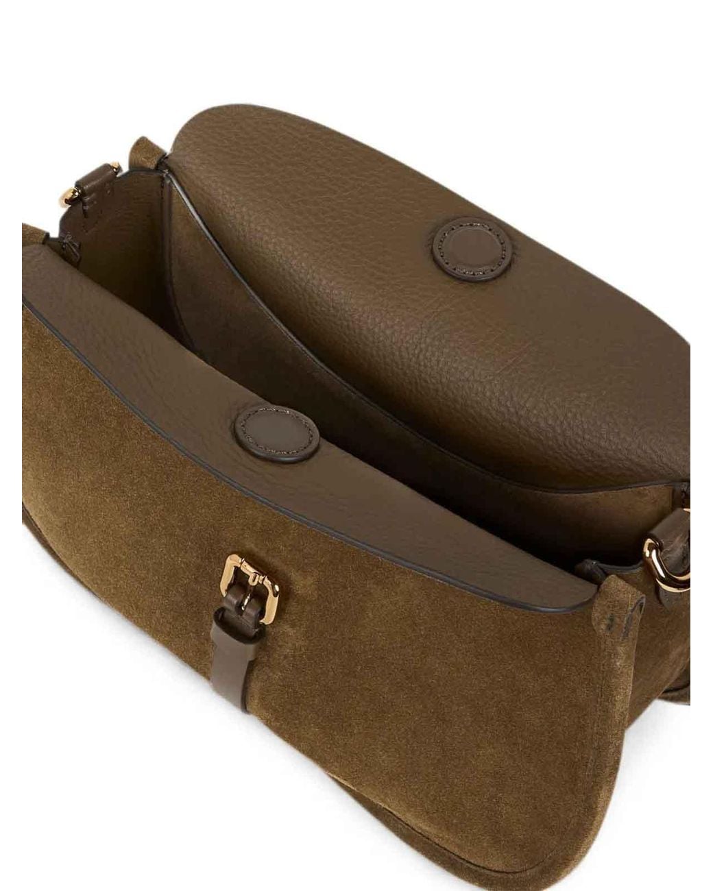 Etro Brown Pony Suede Crossbody Bag
