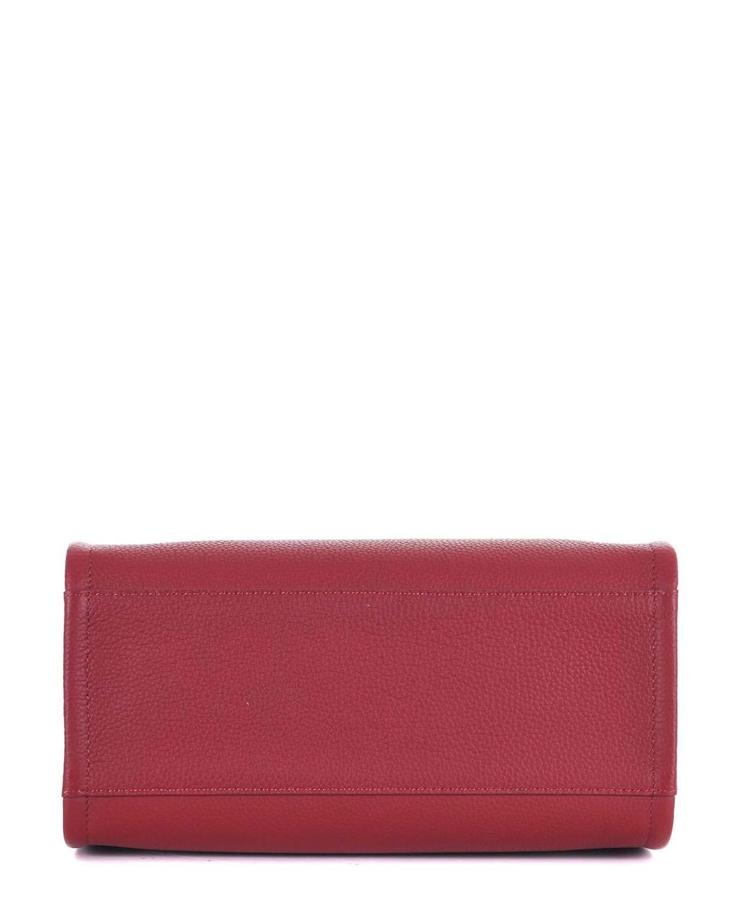 Mc2 Saint Barth Hammered Leather Shopping Bag