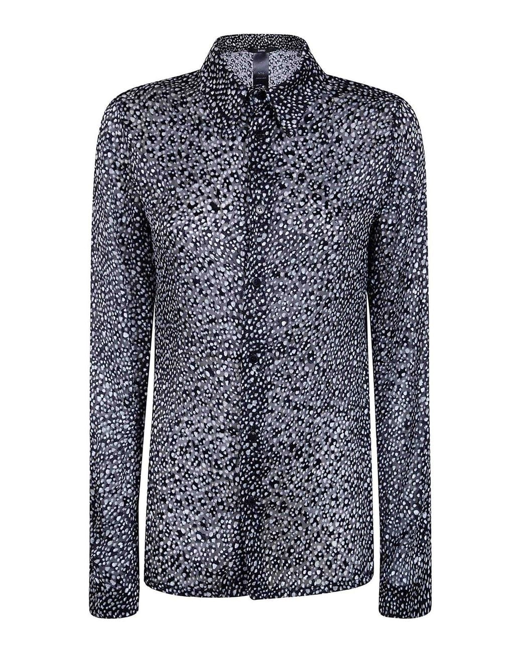 SAPIO Blue Devoree Fancy Set Shirt