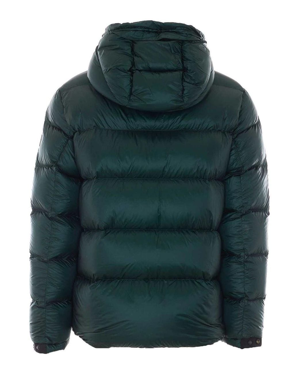 OUTHERE Green Stripe Down Jacket for men