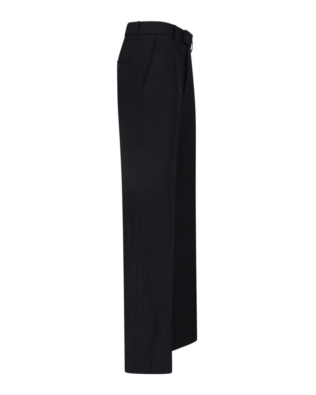 Nili Lotan Blue Tailored Virgin Wool Trousers