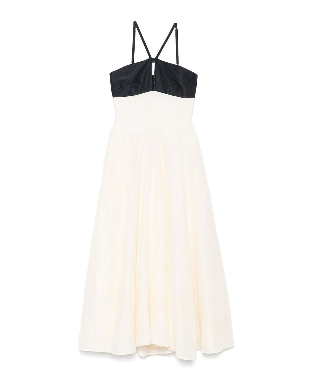 ワンピース RAQUEL DINIZ BAHIA LONG DRESS IN LINEN AND SILK Raquel Diniz Long And Linen And Silk Dress in White | Lyst