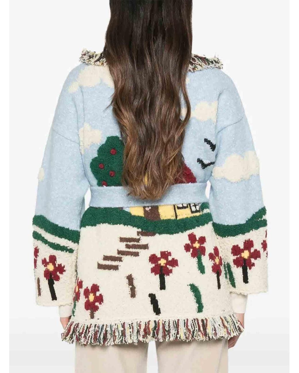 Alanui Blue 'Casa Cardigan