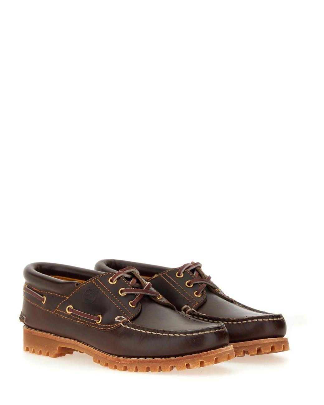 Timberland Brown Authentic Boat Moccasin