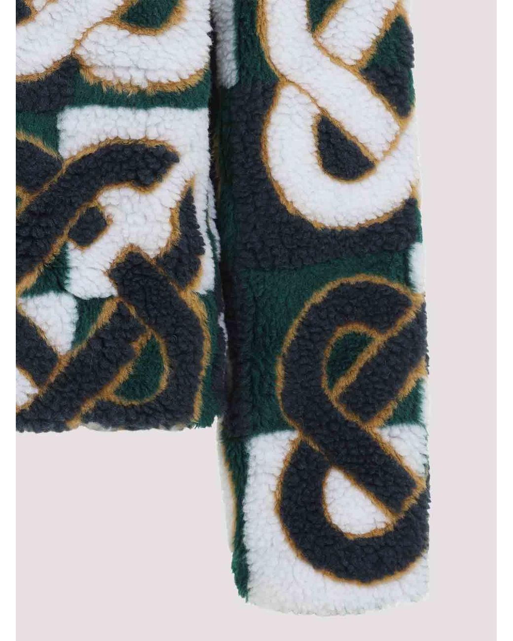 Casablanca Green Fleece Jacket for men