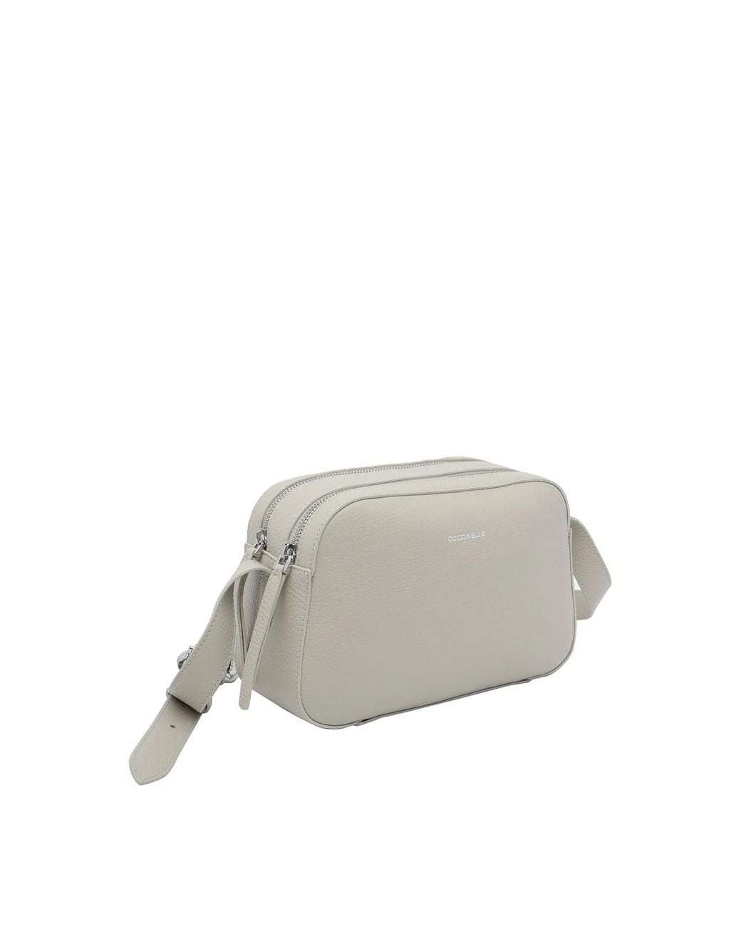 Coccinelle Gray Tebe Medium Crossbody Bag