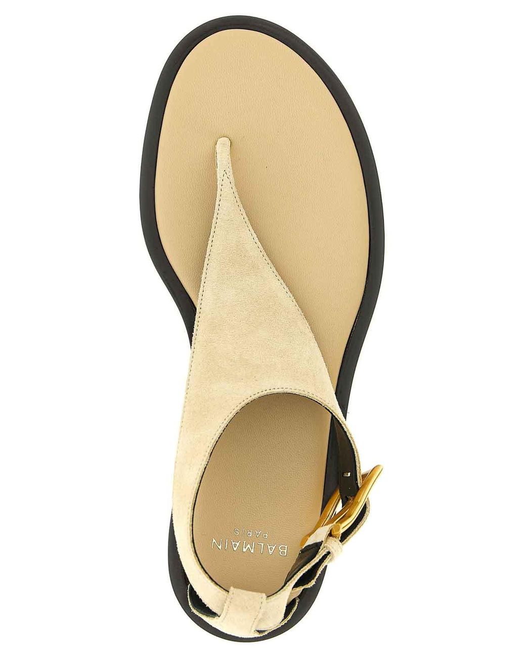 Balmain Natural Anthem Sandals