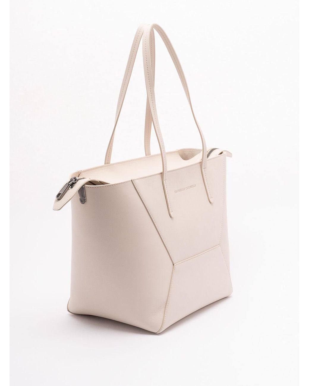 Brunello Cucinelli Natural 'Bc Duo' Handbag