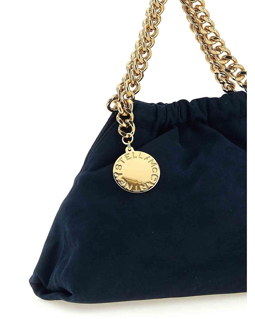 Stella McCartney Blue Falabella Mini Drawstring' Crossbody Bag