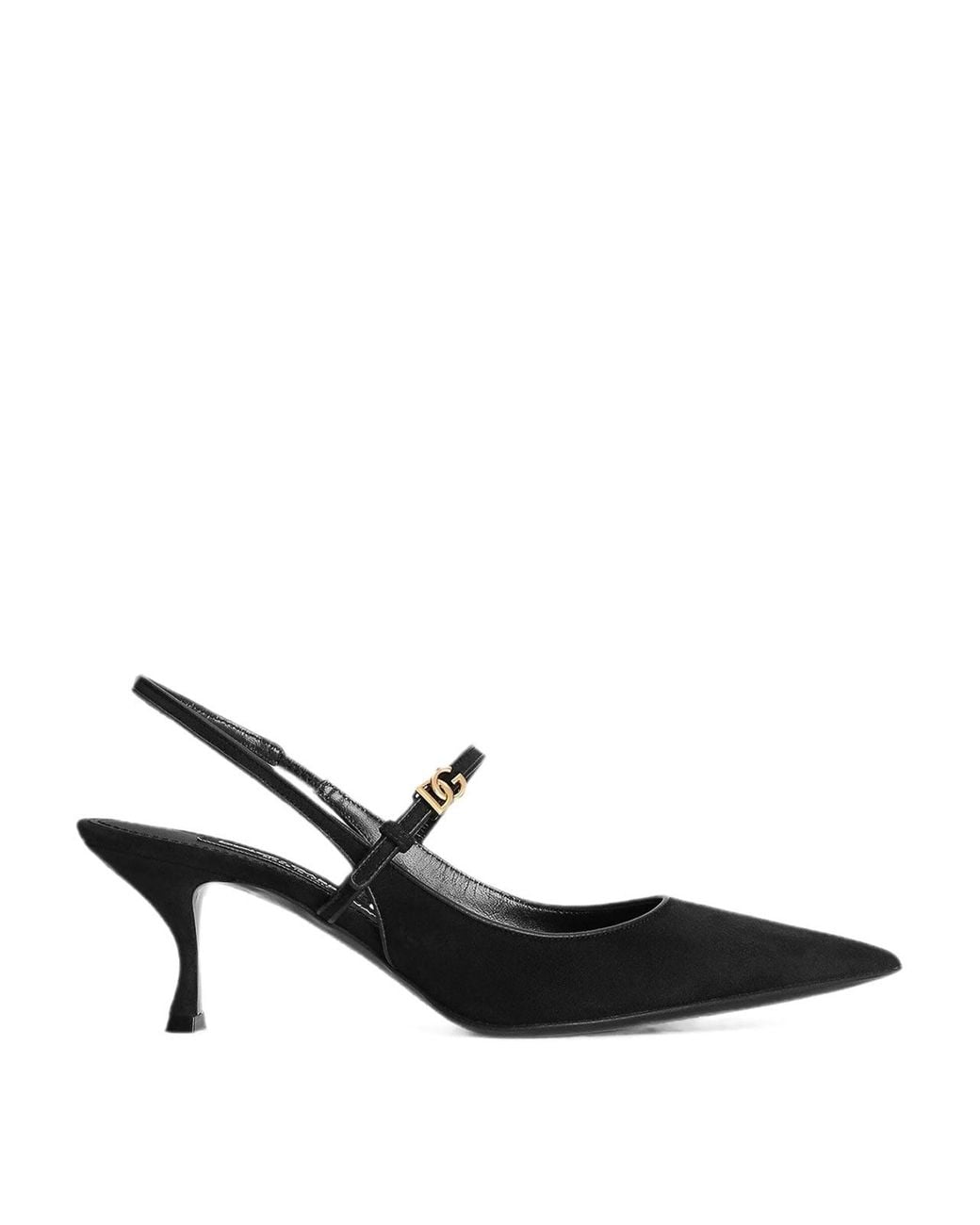 Dolce & Gabbana Black Slingbacks