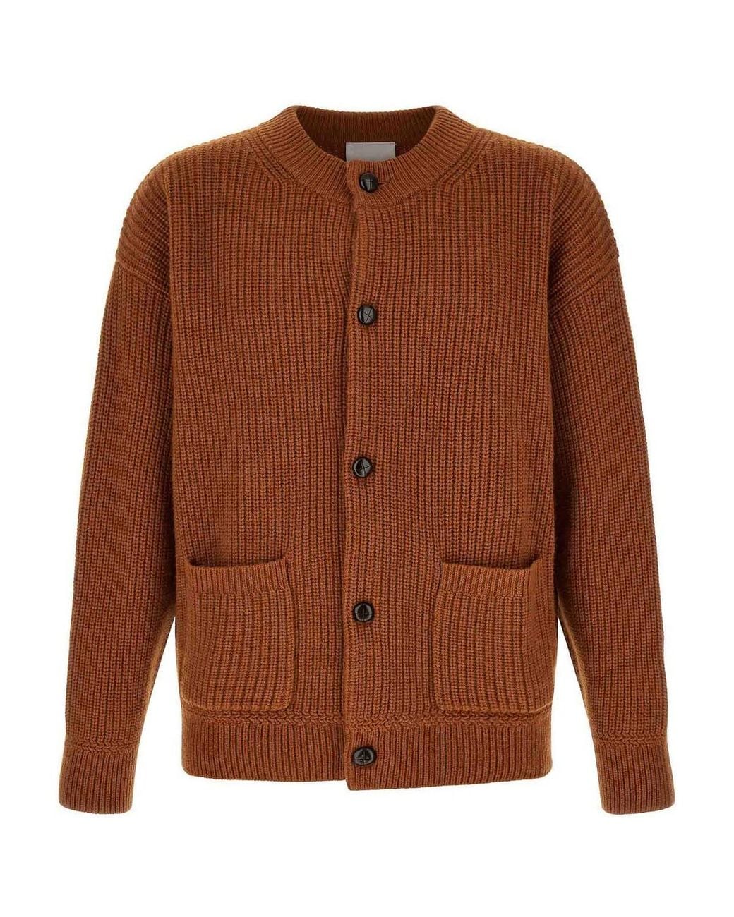 Isabel Marant Brown Ribbed Cardigan for men