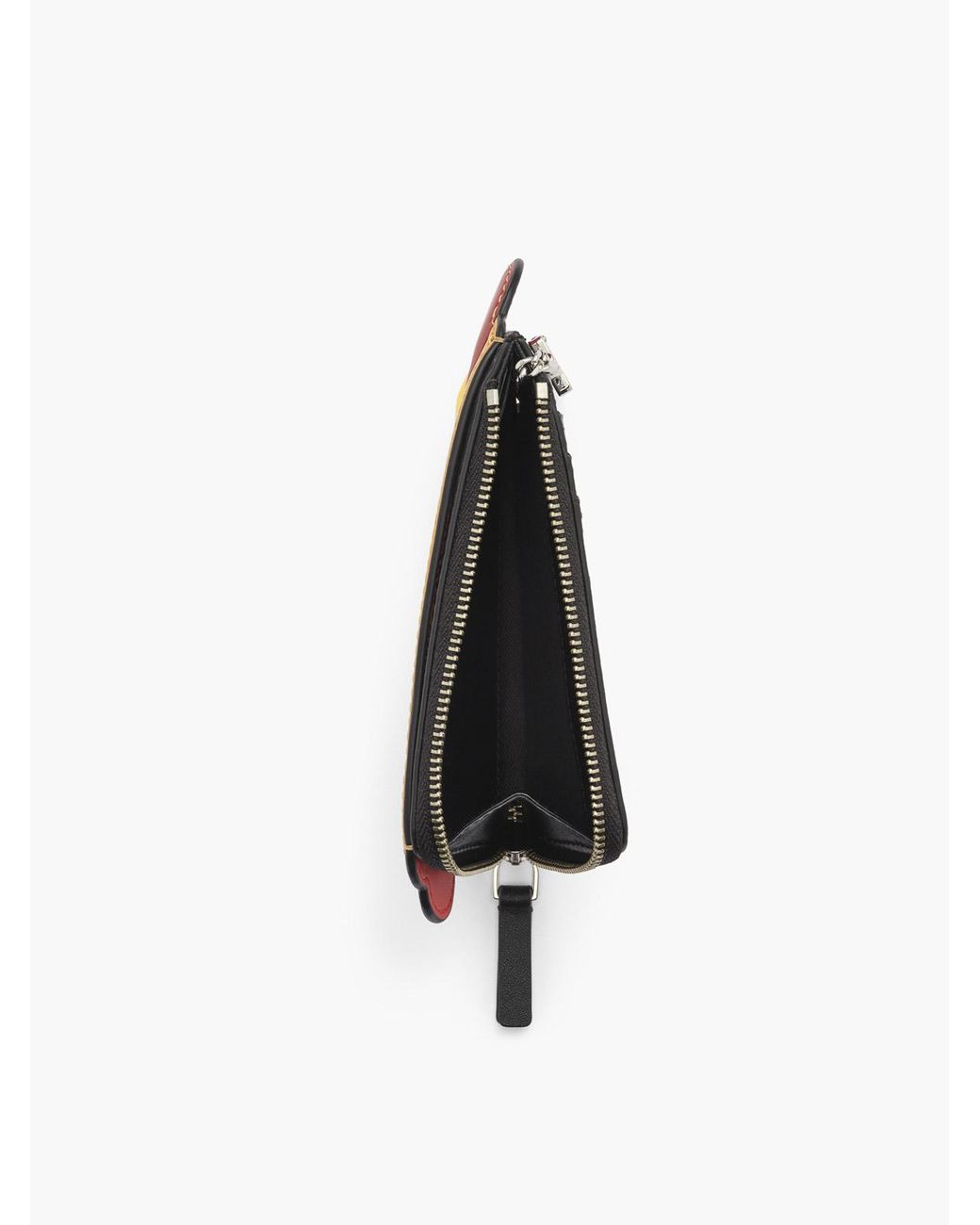 Marc Jacobs White The Top Zip Wallet Hot Dog