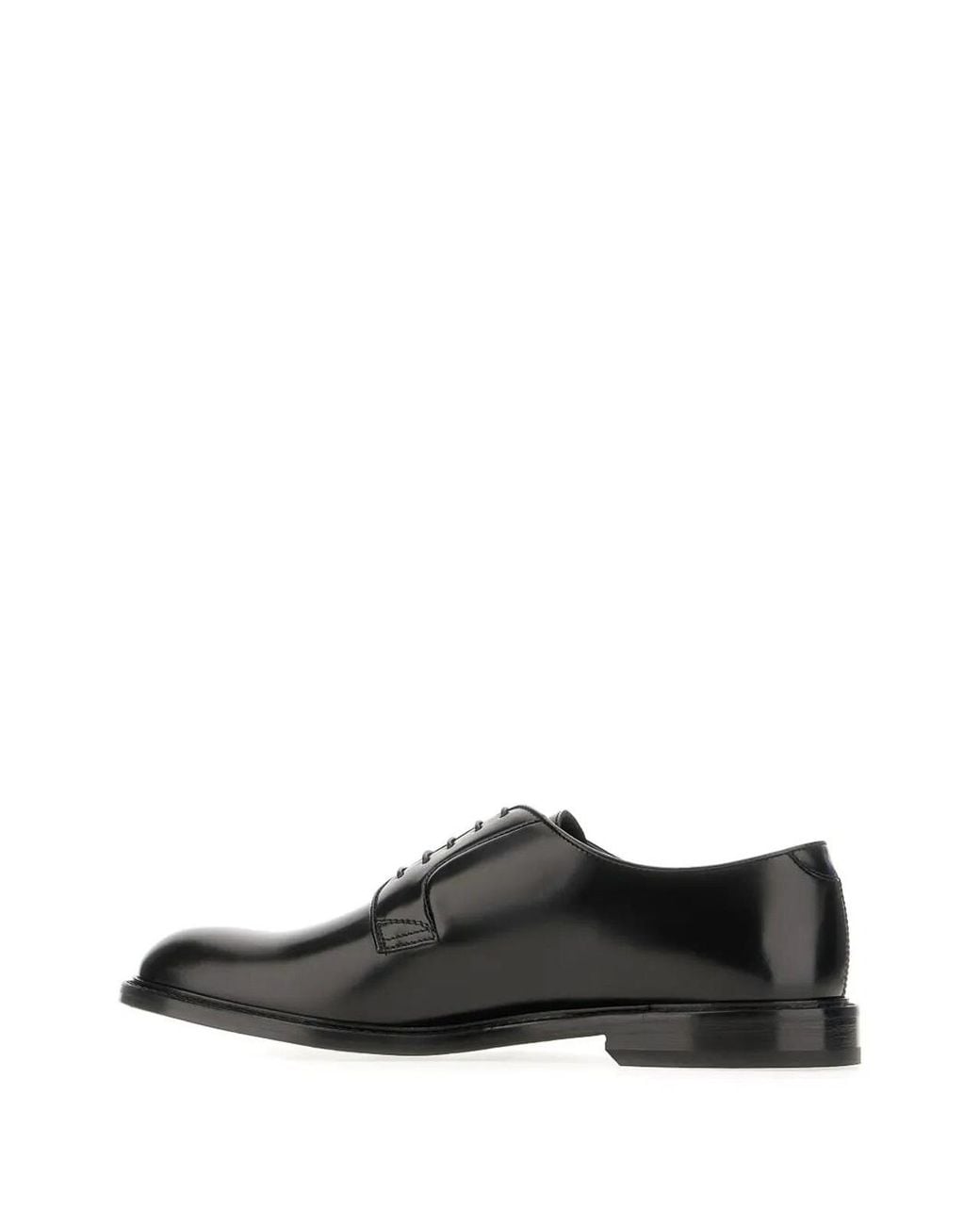 Doucal's Black Derby Lace Up for men