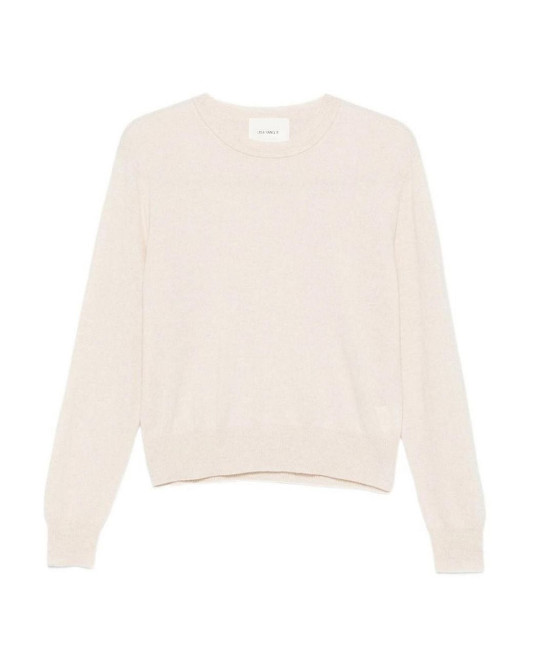 Lisa Yang White Greer Cashmere Sweater