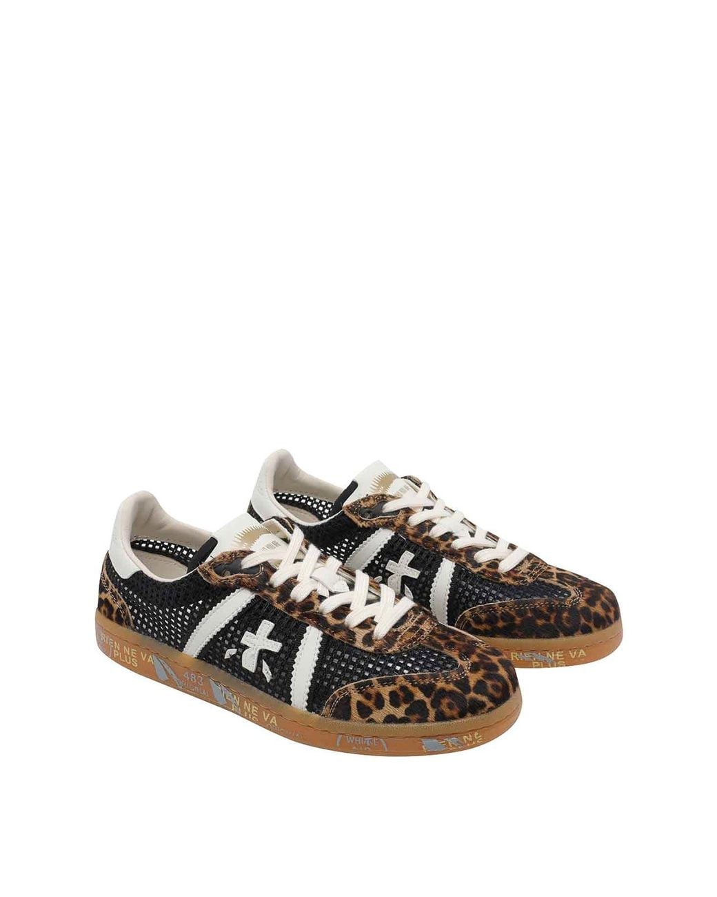 Premiata Black Bonnied Sneakers