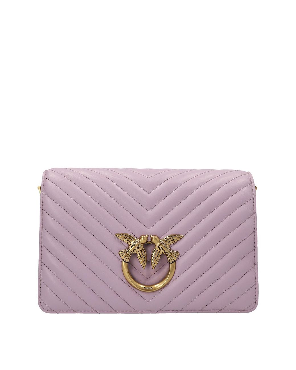 Pinko Purple Love Click Classic Bag