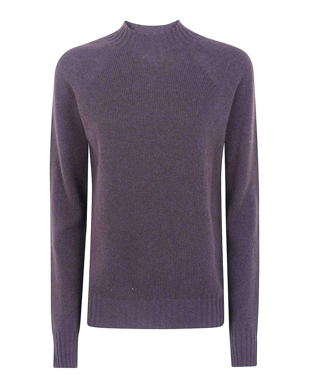 Drumohr Purple Round Neck Sweater