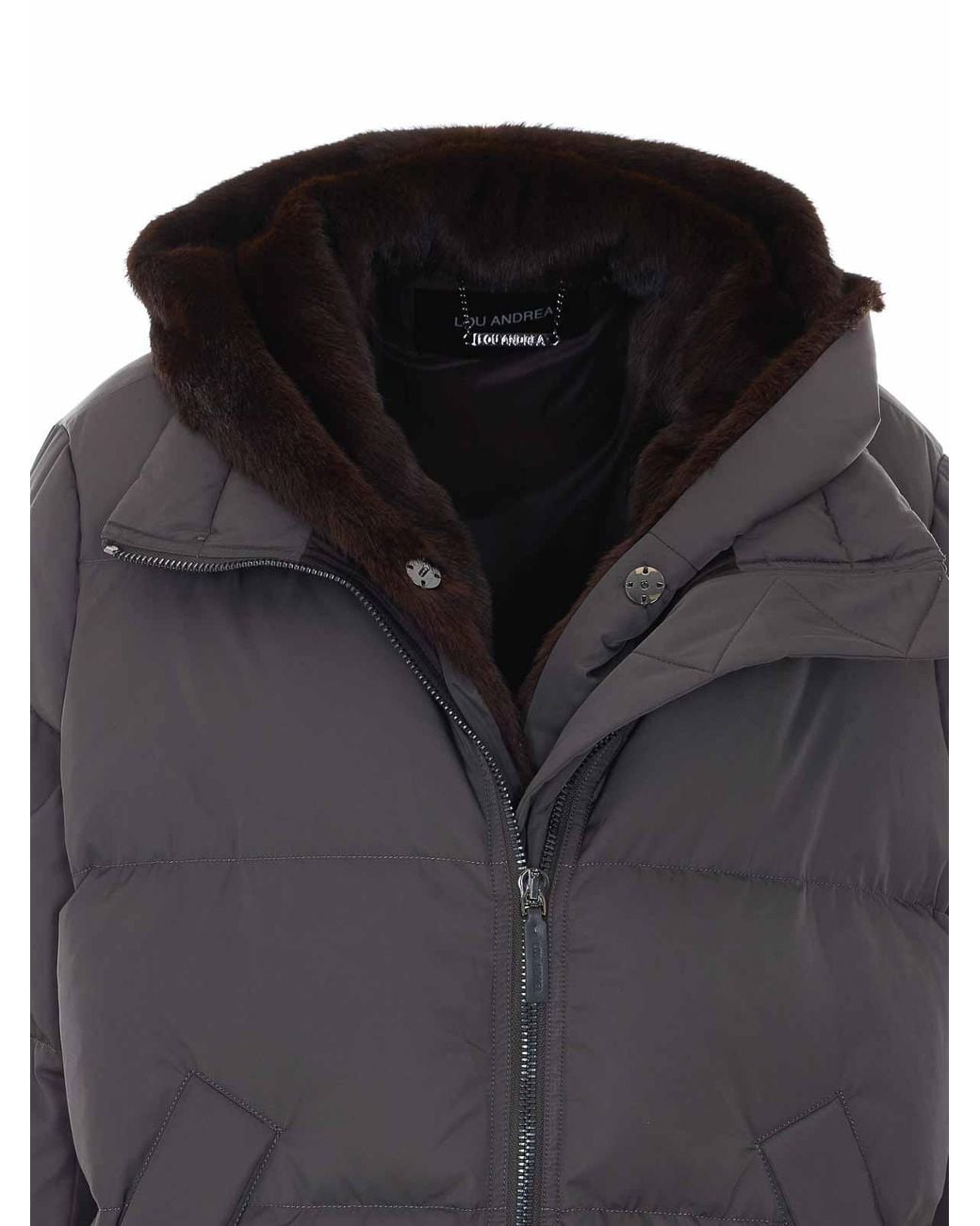 Lou Andrea Gray Down Jacket