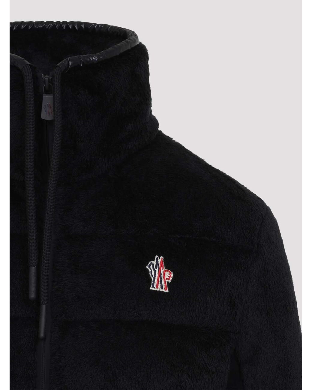 Moncler Black Grenoble Zip Up Cardigan