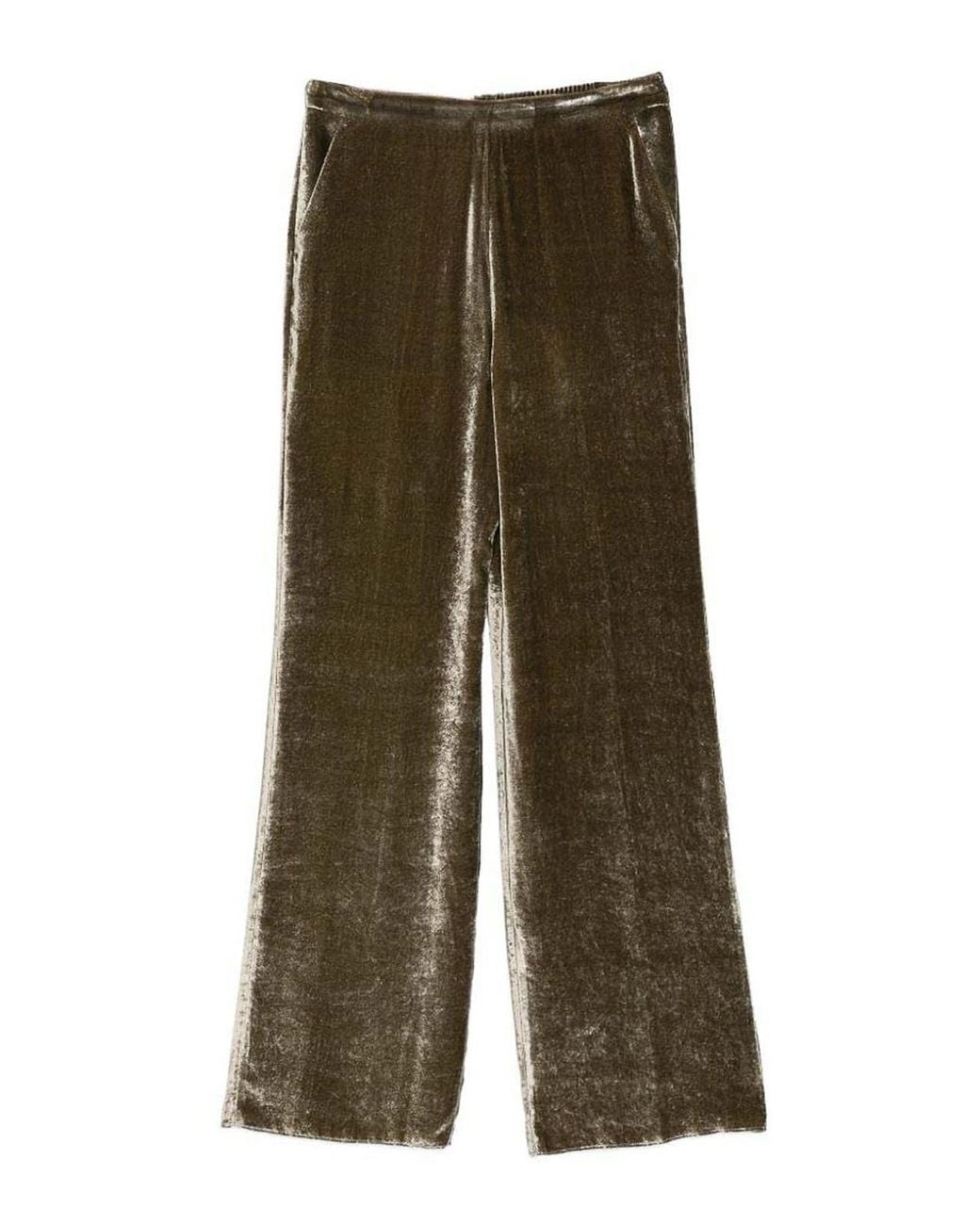 Etro Green Velvet Trousers