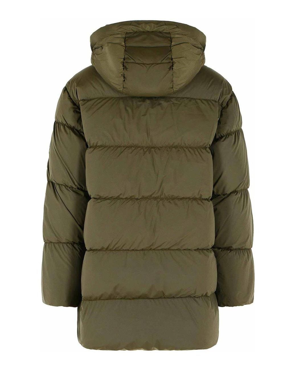 C P Company Green Long Down Jacket for men