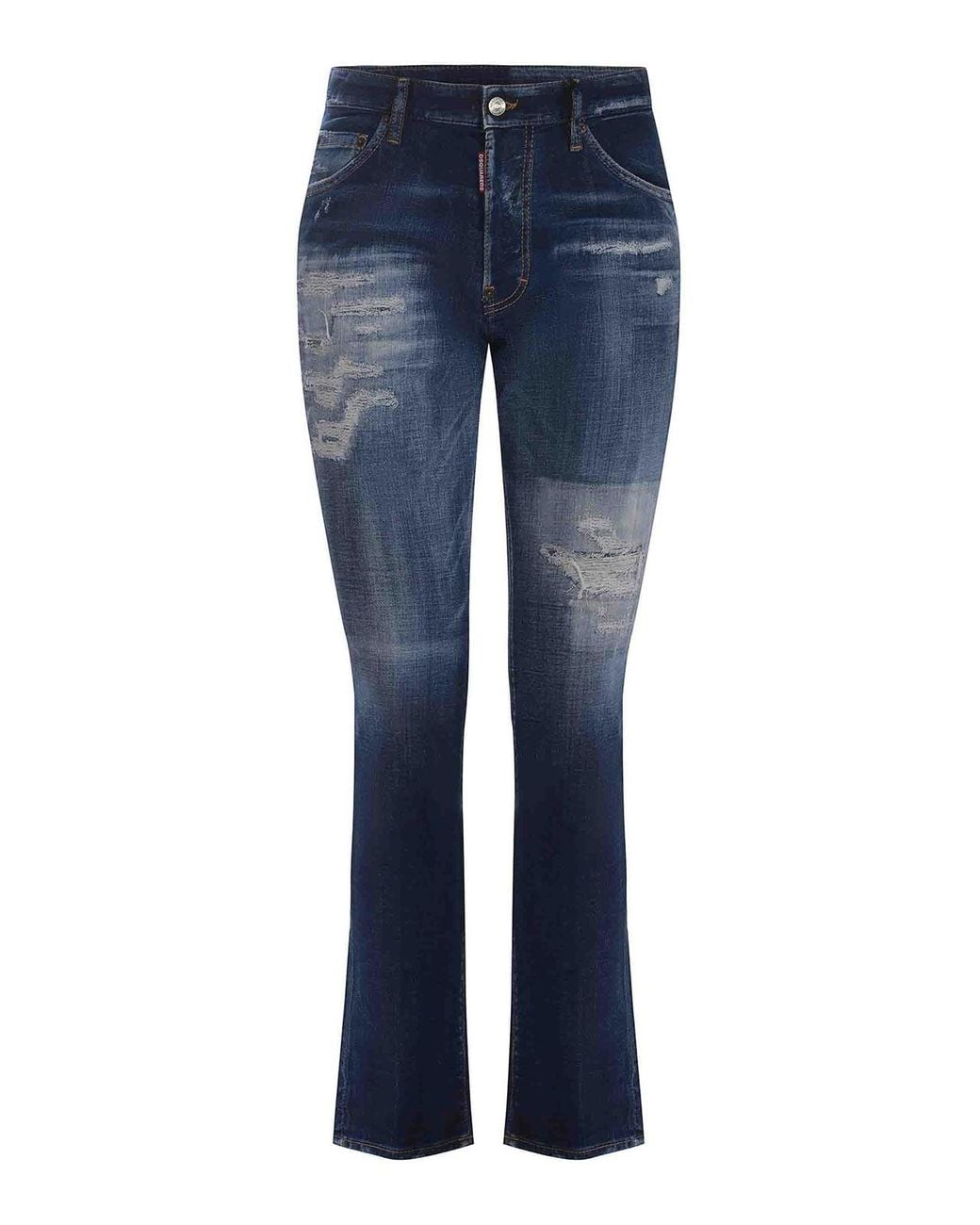 DSquared² Blue Straight Leg Jeans for men