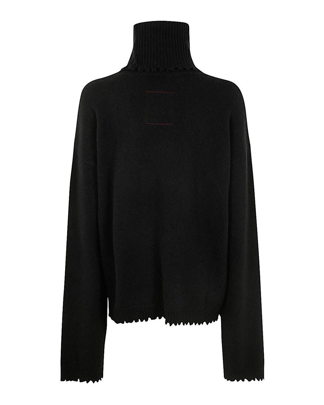 Uma Wang Black High Neck Top