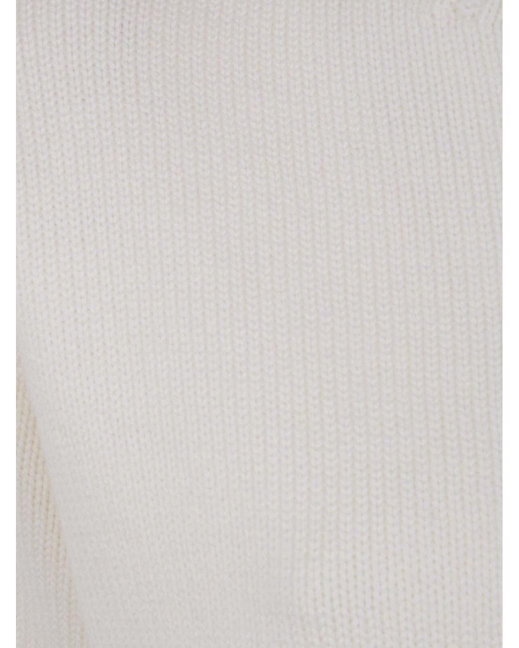 Suéter Cuello Redondo Drumohr de color White