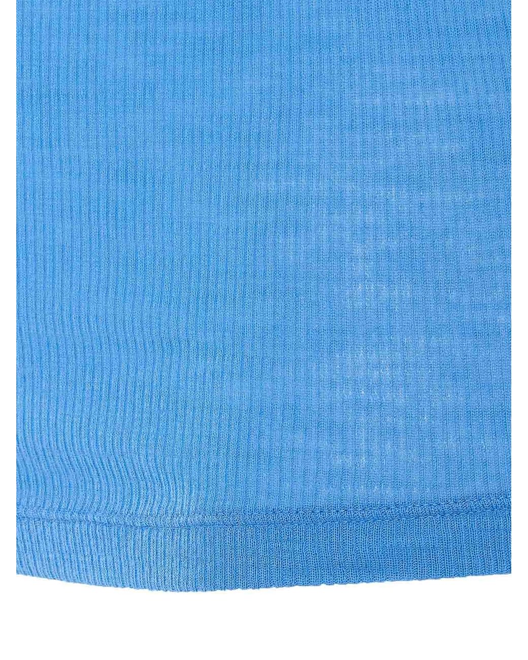 Versace Blue Tank Top