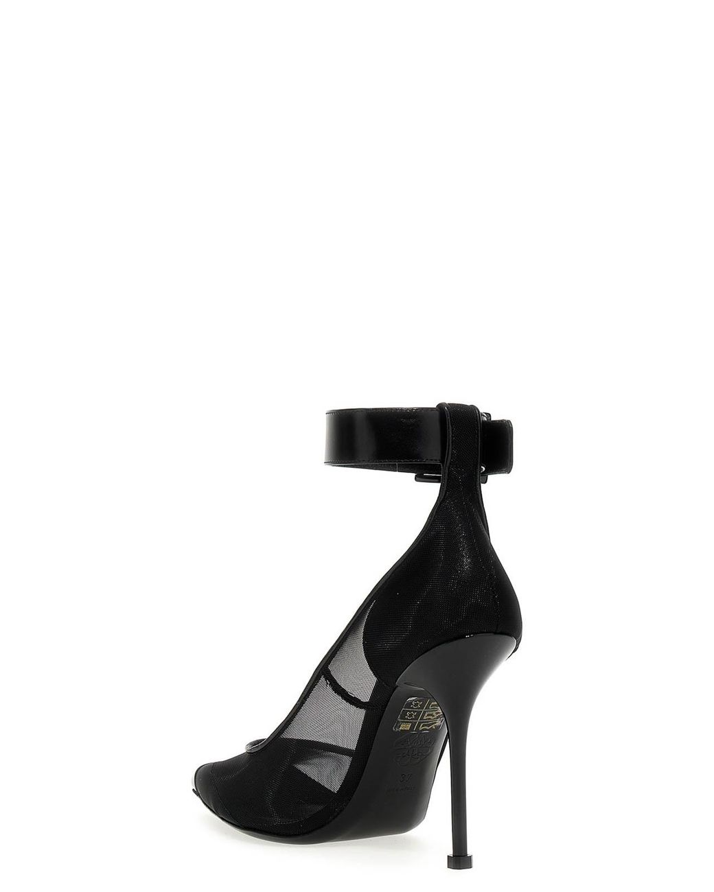 McQueen Black Punk Pumps