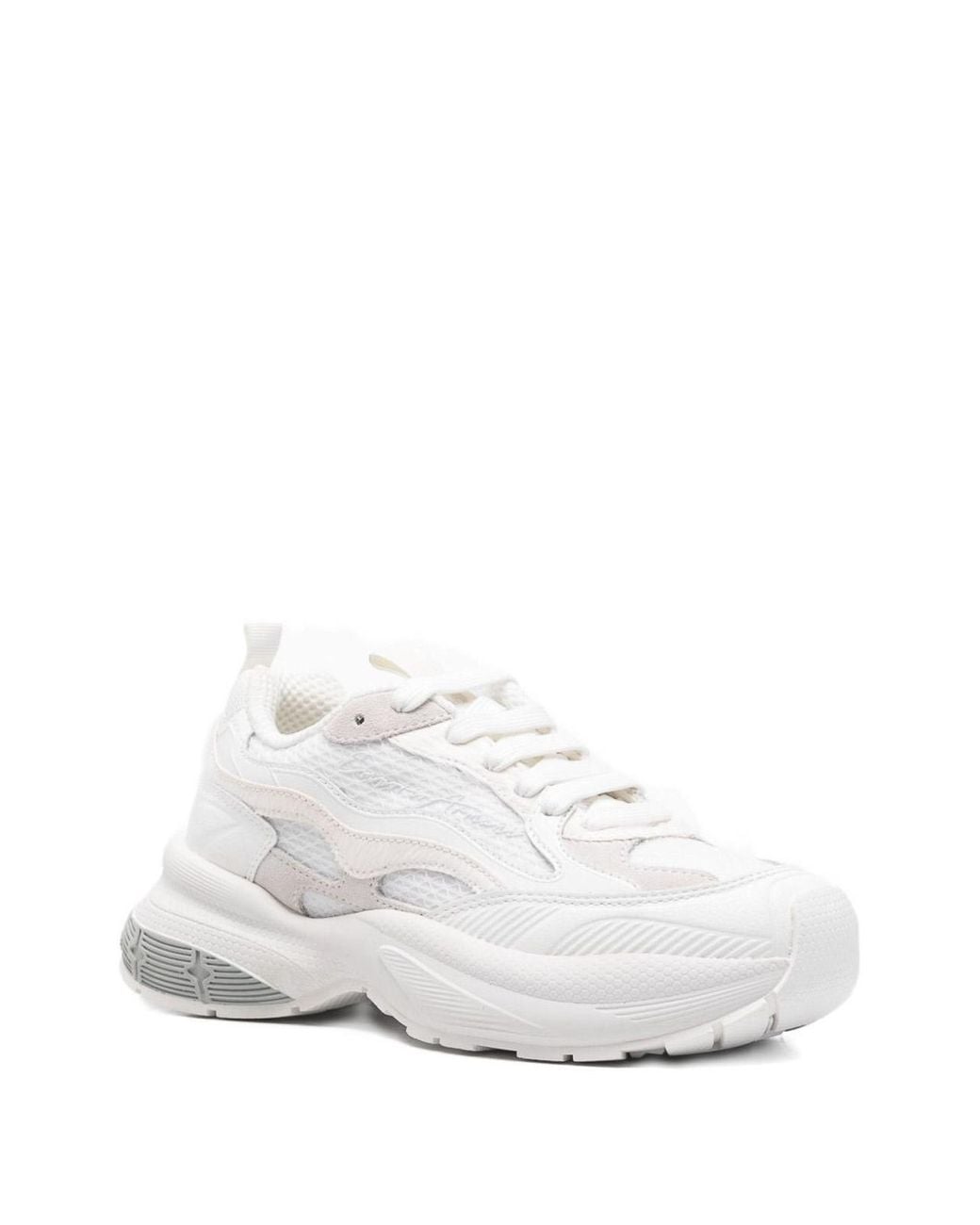 Emporio Armani White Mesh Sneakers