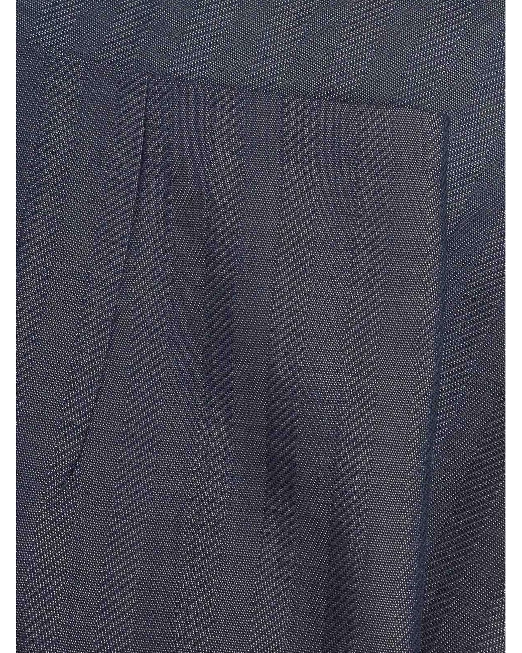 Etro Gray Midi Pencil Skirt