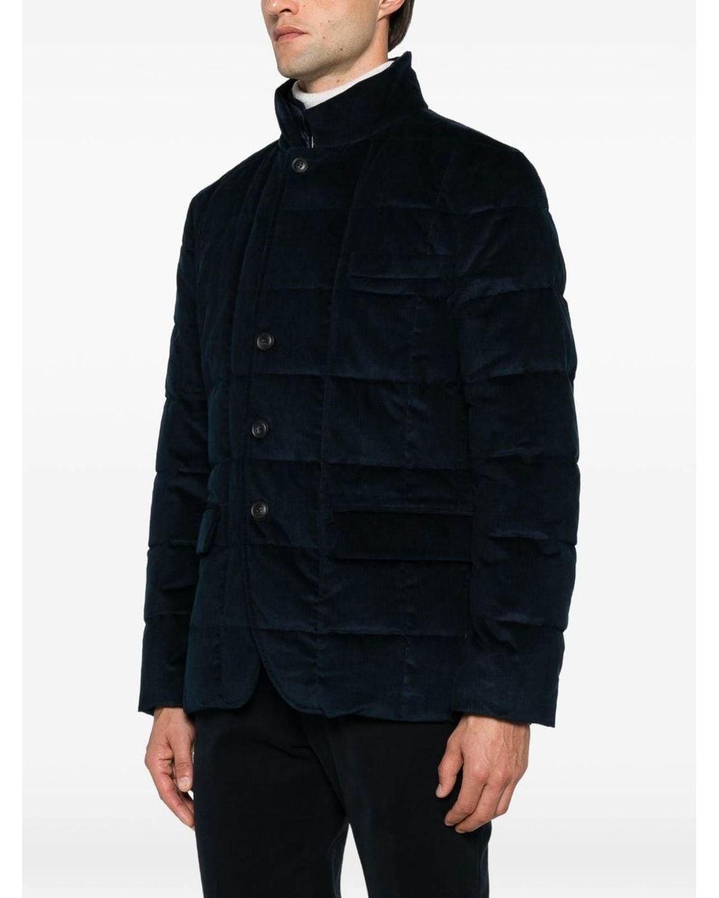 Fay Blue Stand-Collar Down Jacket for men