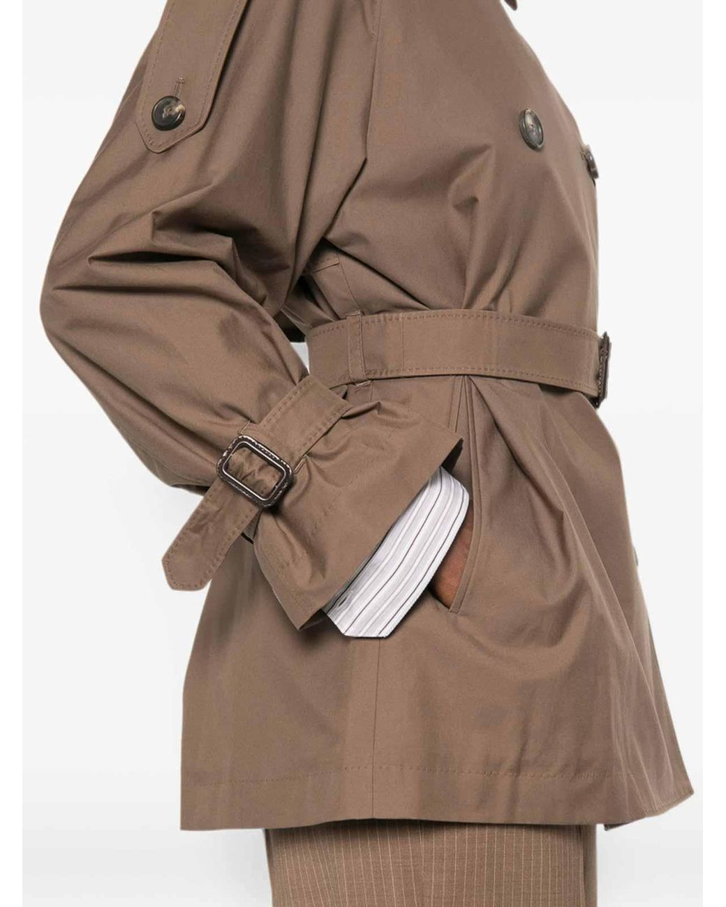 Max Mara Brown Rainwear