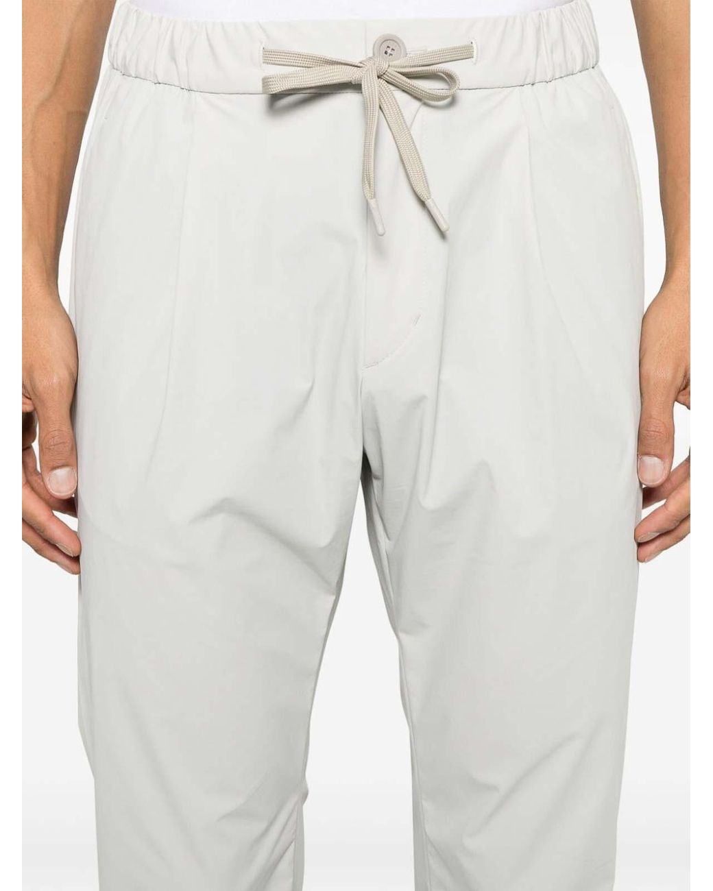 Herno White Pantaloni Chantilly for men