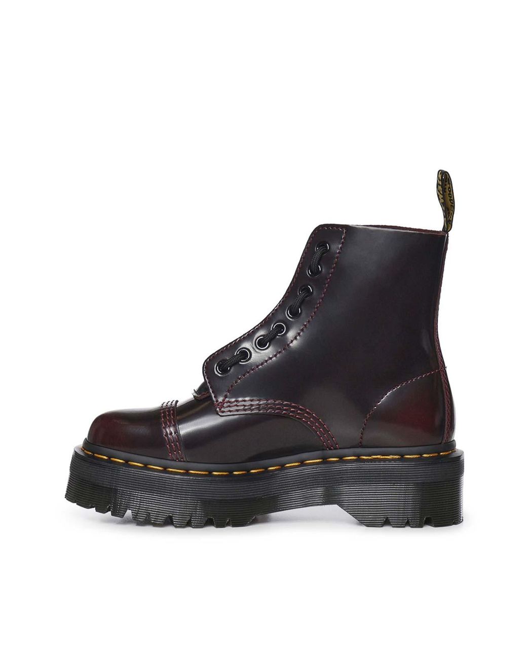 Dr. Martens Black Sinclair Leather Platform Boots