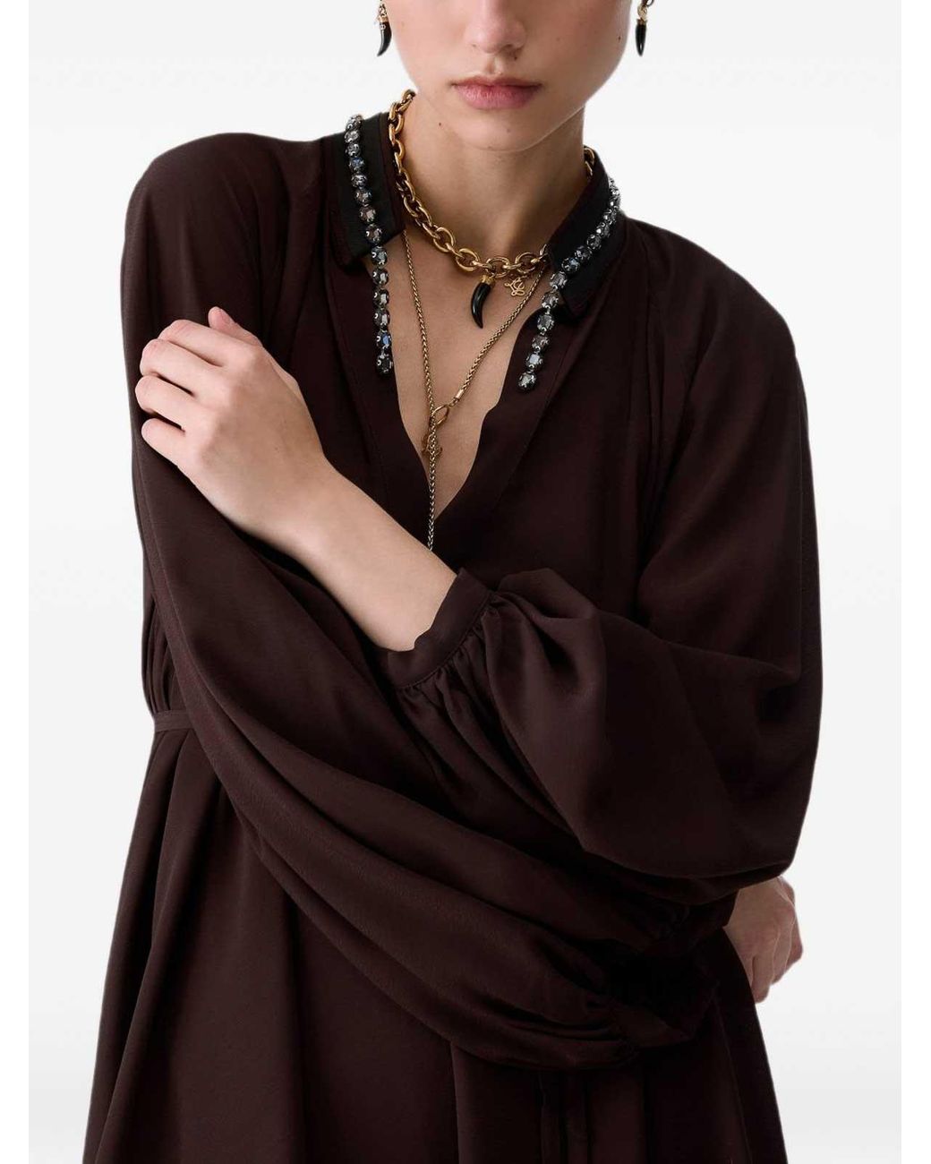 Liu Jo Black Draped Dress