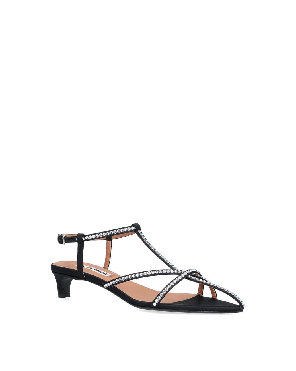 Jil Sander Black Sandals