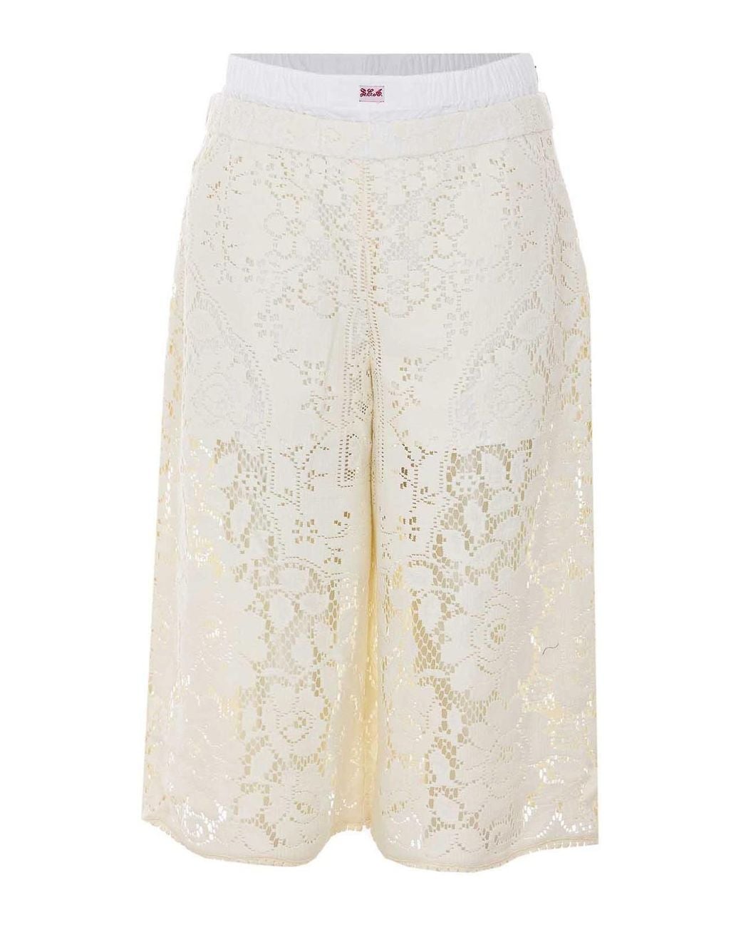 Sea White Cream Arianna Lace Shrots