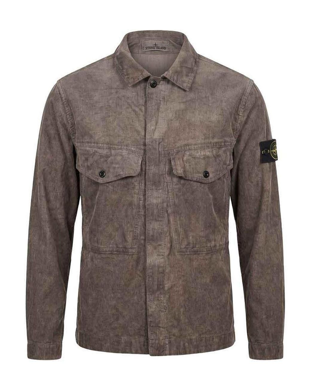 Stone Island Brown Shirt for men