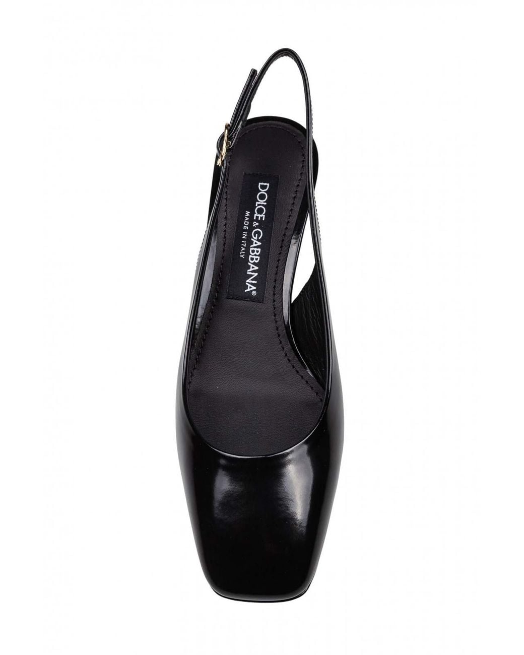 Dolce & Gabbana Black Slingback From The Jackie New Line