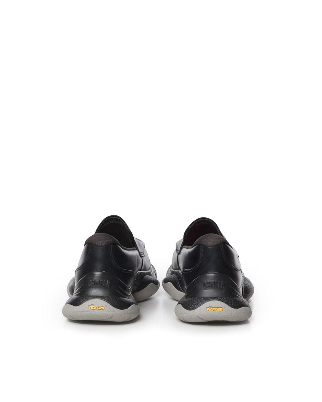 Camper Black Karst 2 Leather Loafers for men