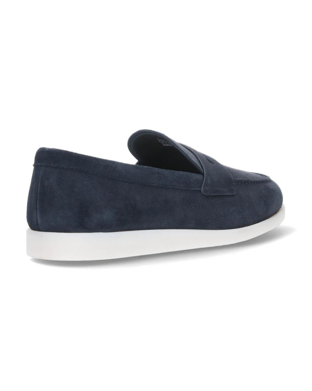 Church's Blue Suede Moccasins for men