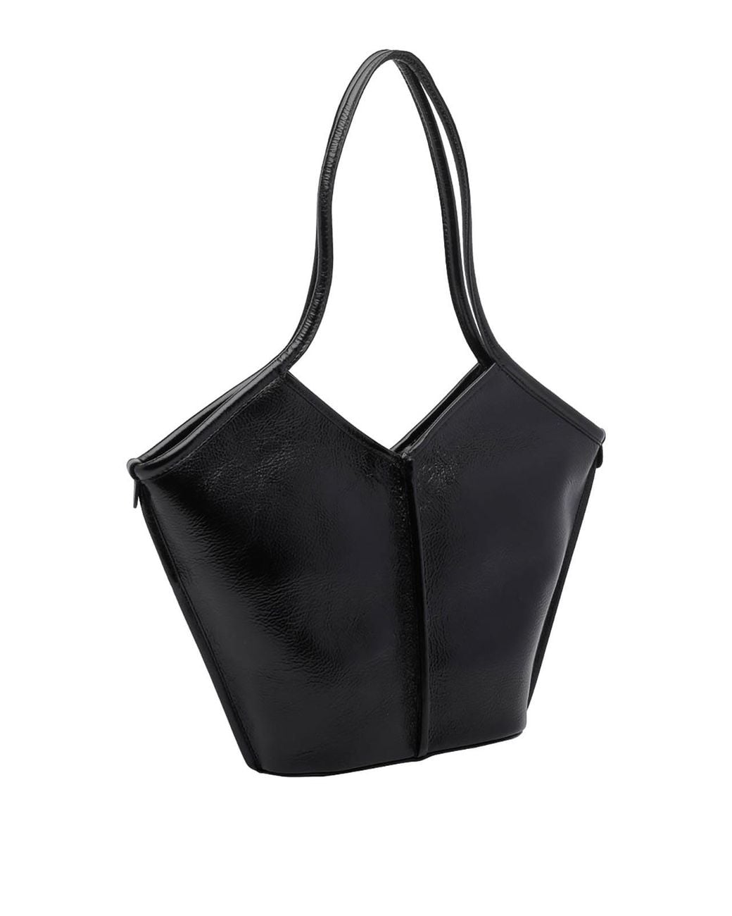 Hereu Black Small Calella Shoulder Bag